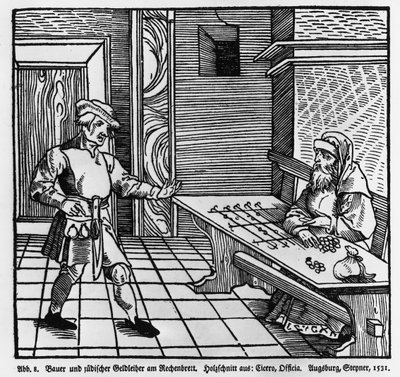 Money Lender, 1531 by German School